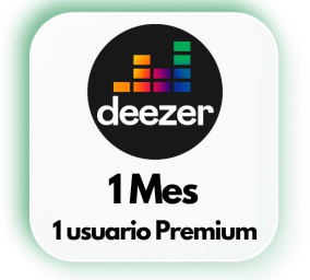 Deezer premium 1 mes